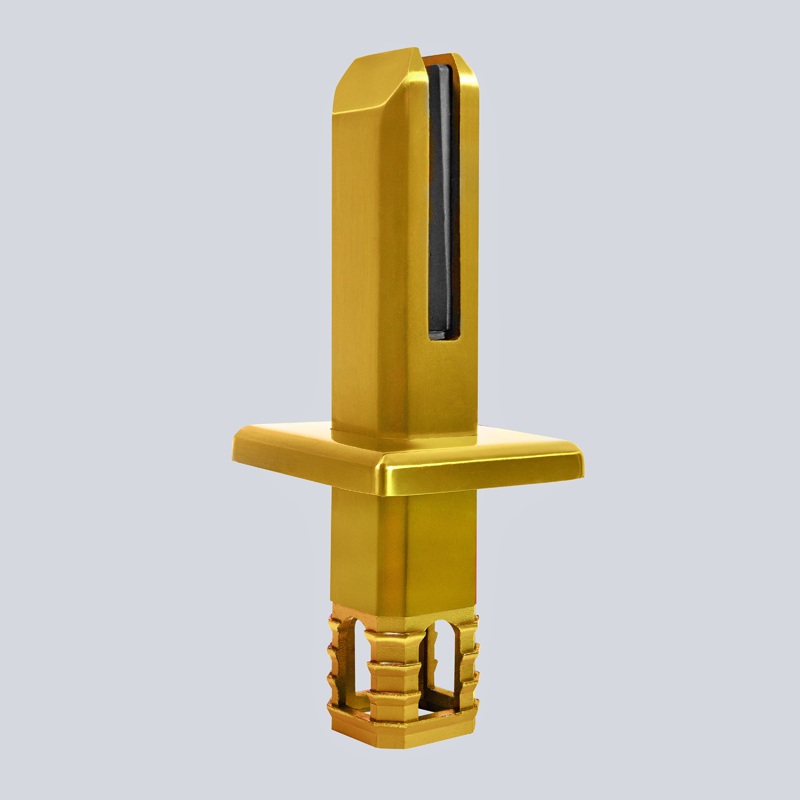 SP3BB Spigot Core Drill Brushed Brass - with cover